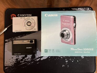 canon qiymetleri: Sony iki eded problemsiz fotoaparat adapturlari yoxdu g/n type