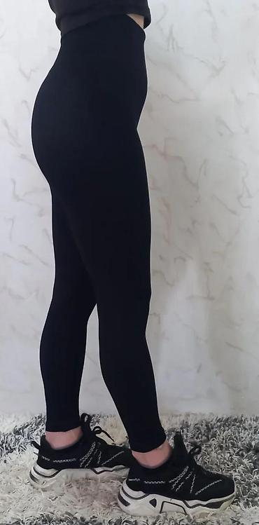 Helanke, biciklistički šortsevi: Crne ženske helanke sa visokim strukom - Model: bešavne sportske — 4