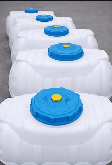 Baklar və çənlər: Şimşek brendinin polietilen su anbarları - Həcm variantları: 750 lt — 54