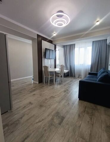 сдается 2 комнатная квартира в джале: 2 комнаты, 60 м², Элитка, 13 этаж, Евроремонт