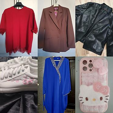 marc jacobs: Женский набор вещей и аксессуаров Одежда и обувь: - Красная свободная — 1