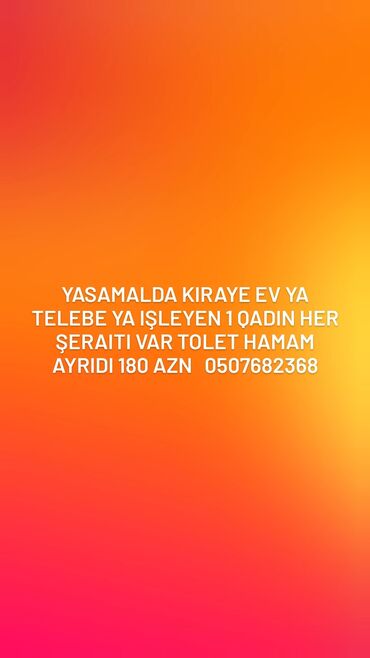 yeni yasamalda kirayə evler: 2 kv. m, 4 otaqlı