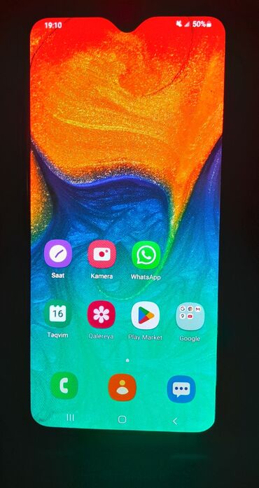 Samsung: Samsung A30, 64 GB, rəng - Göy, İki sim kartlı