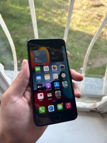 iphone arxa şüşə: IPhone 7 Plus, 128 GB, Qara, Barmaq izi