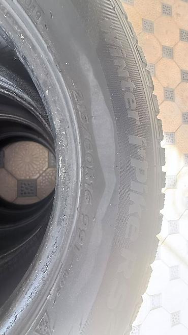 6 2: Шины 215 / 60 / R 16, Зимняя шипованная, Б/у, Комплект, Легковые, Hankook — 2