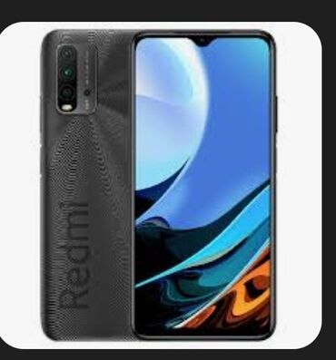 мониторы для компютера: Redmi, Redmi 9T, Колдонулган, 128 ГБ, түсү - Кара, 1 SIM