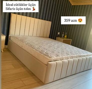 Çarpayılar: Yeni, İkinəfərlik çarpayı, Bazasız, Matras ilə, Siyirməsiz — 1