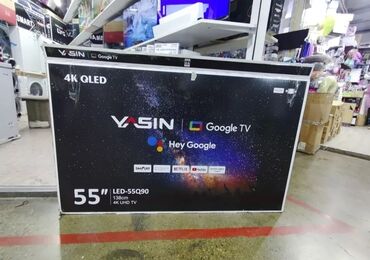 Телевизоры: Продается телевизор 55 дюм головой управление андроит Гугл ты