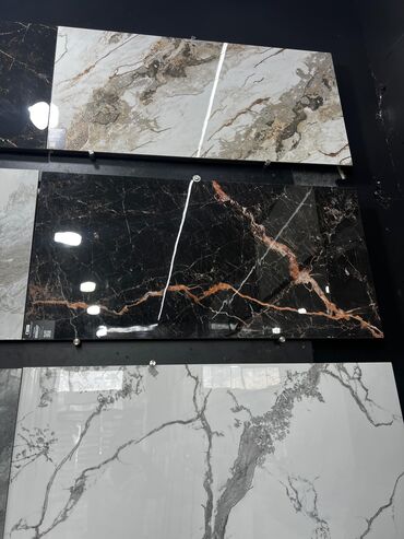 kafel metlaq ucuz: Mərmər effektli iri ölçülü keramika plitələri - Material: cilalanmış