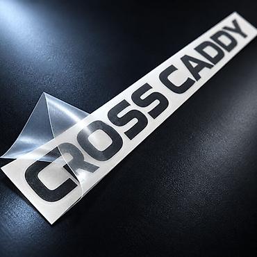 auspuh za golfa 2: CROSS CADDY Nalepnice za Volkswagen Caddy – 40 cm | Premium izgled — 2