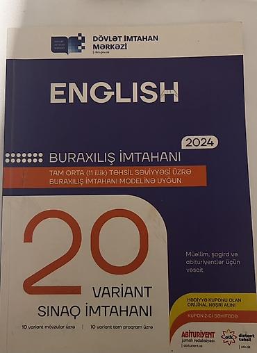 Testlər: Salam. İngilis dilinə aid dərs vəsaitləri test topluları və.s ibarət 7 — 5