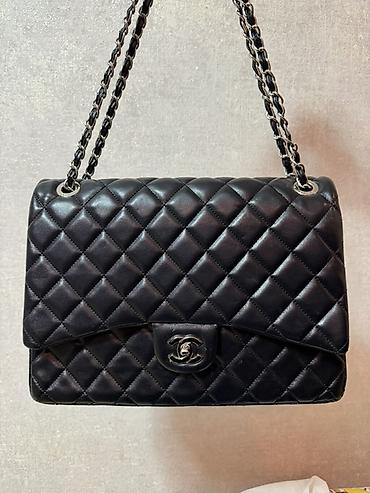 Çantalar: Chanel Classic Double Flap çanta – qara rəng — 1
