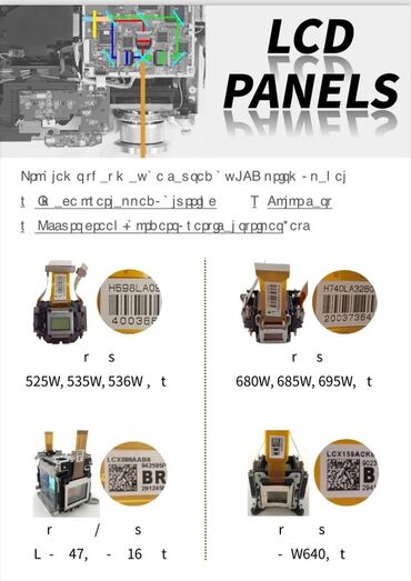 Digər TV və video məhsullar: Məhsul: Proyektor lampaları və lampalı modul blokları Təsvir: - — 28