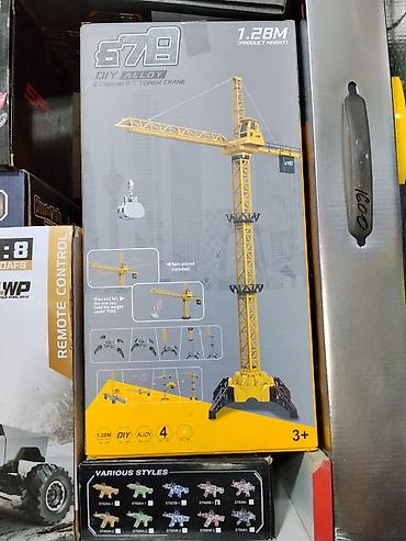 Радиоуправляемый башенный кран 1.28 м (DIY Alloy, 4-канальный) - at lalafo.kg Радиоуправляемый башенный кран 1.28 м (DIY Alloy, 4-канальный) -