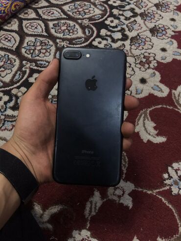 вйфон 7: IPhone 7 Plus, Б/у, 32 ГБ, Jet Black, Чехол, 100 %