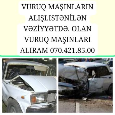 Avtomobil alışı: 🚗 Maşınınız yolun sonuna çatıb? Əzilib, vurulub və ya artıq işə