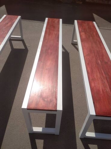 Другая садовая мебель: Скамейка без спинки Скамейка со спинкой Изготовим любой размер и фасон — 8