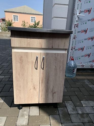 Mətbəx moydadırı – paslanmayan polad lavabo ilə - Üst hissə