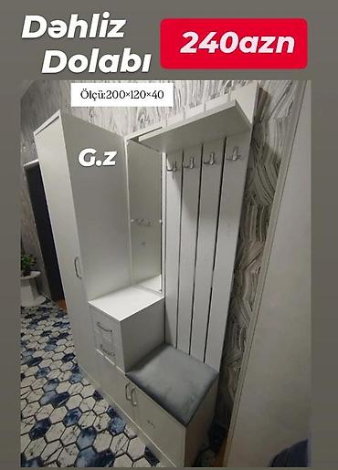 dolab dəhliz: *Dəhliz Dolabı 240Azn* ✔️İstehsal Rusiya Laminat 18/lik qalınlıqda — 1