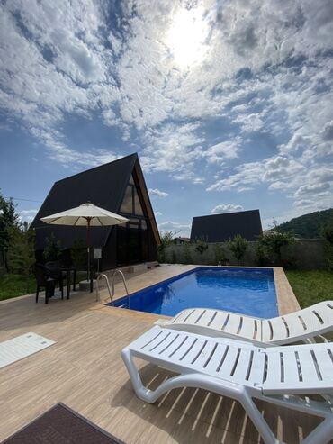 Günlük kirayə mənzillər: İsti Hovuz Qəbələ rayonunun Vəndam qəsəbəsində 7 Gözəl şəlaləsinə və — 6