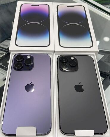 iphone 7 qiymetleri: IPhone 14 Pro Max, 128 GB, Qara, Zəmanət, Simsiz şarj, Face ID