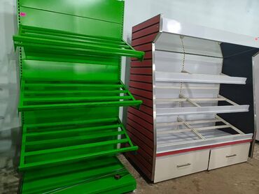 Rəf vitrinləri: Mağaza və marketlər üçün divar və ikitərəfki vitrin rəflər Vitrin — 9