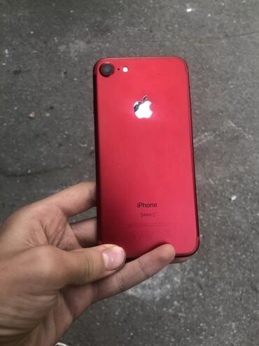 iphone 11 qirmizi: IPhone 7, 128 GB, Qırmızı, Barmaq izi, Simsiz şarj, Face ID