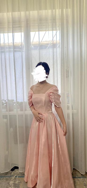 nike react: Нарядное вечернее платье 42–44 (S–M) 🌸 Красивое нежно-розовое платье — 1