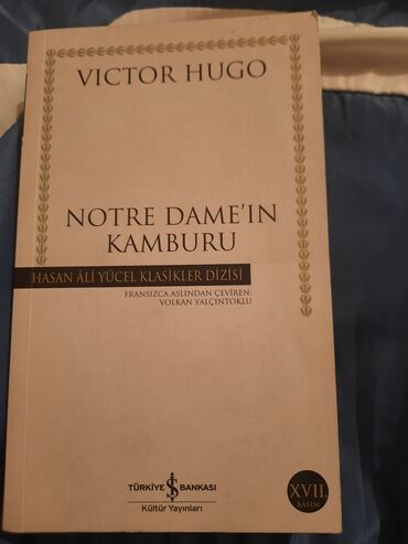 Kitablar, jurnallar, CD, DVD: Notre Dame'ın Kamburu 10 manata alınıb 6 manata satılır.Victor