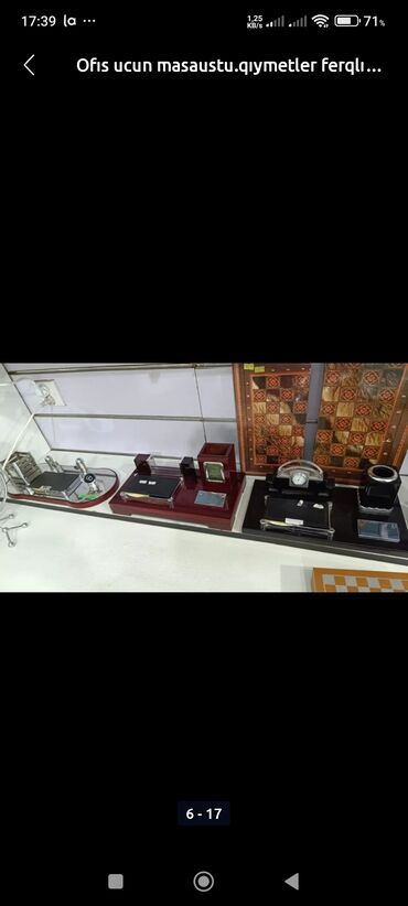 Masaüstü dəstlər: Ofis və iş otaqları üçün masaüstü dəst.tek və komplekt şəkildə — 14