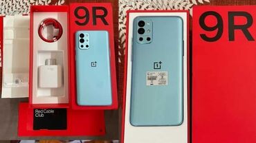 режим телефон: OnePlus 9R, Б/у, 256 ГБ, цвет - Голубой, 2 SIM
