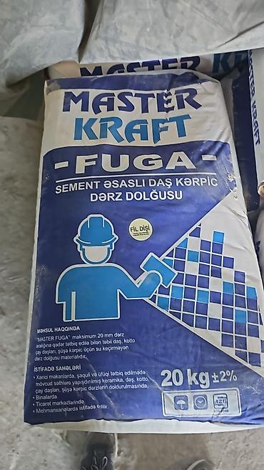 cay dasi: Master Kraft tikinti qarışıqları 1) Master Kraft FUGA – sement əsaslı — 1