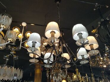 divar lampaları: Çılçıraq, 8 lampa, Metal