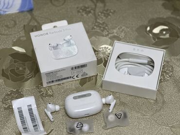 Qulaqcıqlar: İşlənmiş Simsiz (Bluetooth) Qulaqcıqlar, Honor, rəng - Ağ