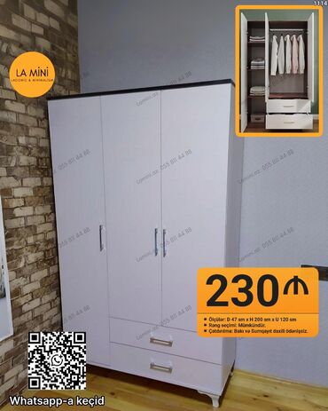 Çarpayılar: Açılan, 4 qapılı Düz dolab, Şifonyer