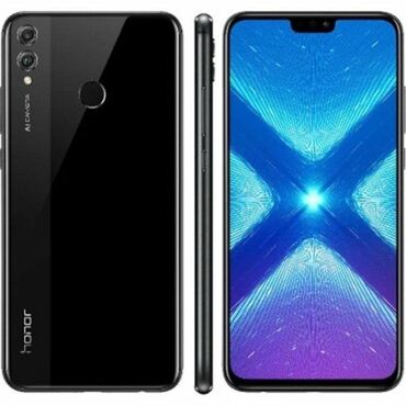 Honor: Honor 8X, 64 GB, rəng - Qara
