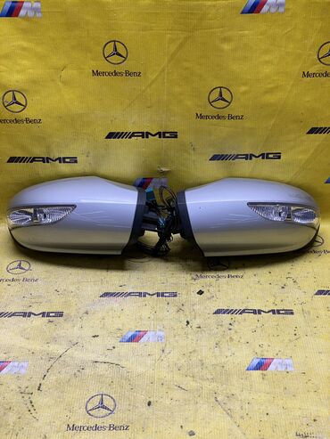 Крышки багажника: Боковое левое Зеркало Mercedes-Benz цвет - Серебристый, Оригинал