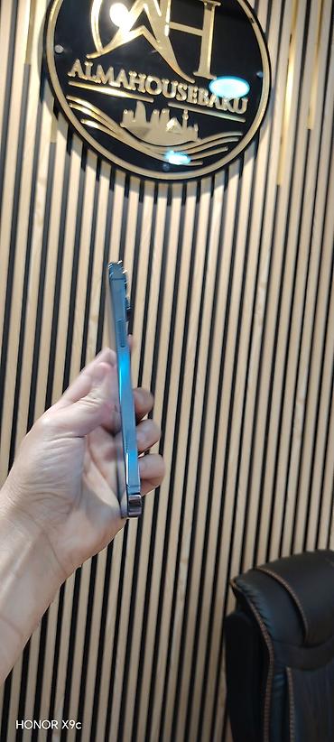 apple 13 pro adapter: IPhone 13 Pro Max, 256 GB, Sierra Blue, Face ID, Sənədlərlə, Zəmanət — 6