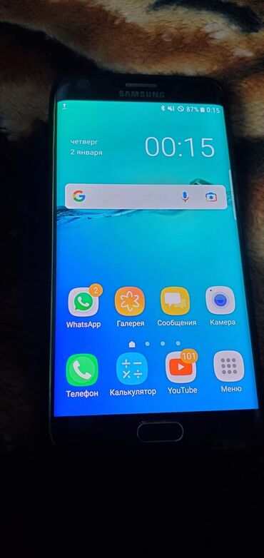 Samsung: Samsung Galaxy S6 Edge Plus, Б/у, 32 ГБ, 1 SIM