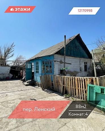 Продажа коттеджей и домов: 📍 пер. Ленский 🔘4-комнатный 🔘Этажи 3 🔘88м² Продается в районе — 1