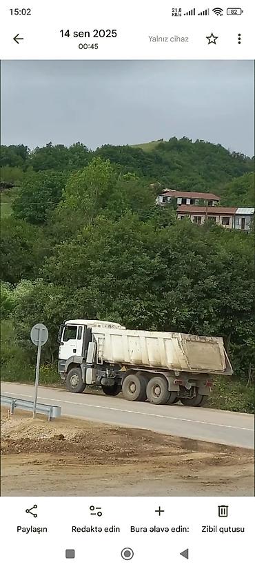 traktor ehtiyyat hisseleri: MAN TGA 6x4/8x4 dumpper maşınları - Marka/model: MAN TGA seriyası - — 3