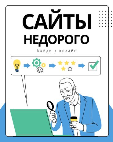разработка и внедрение программного обеспечения: Веб-сайттар, Лендинг баракчалар, Android мобилдик тиркемелери | Иштеп чыгаруу, Иштеп бүтүрүү, Колдоо