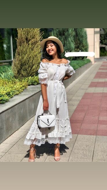 платье футляр с кружевом: 9Fashion Woman S (EU 36), M (EU 38), цвет - Белый, Свободного кроя