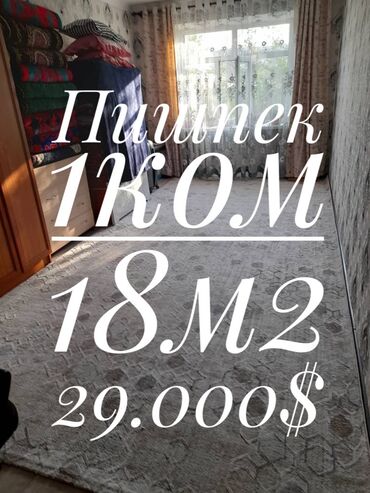 снять жилье в кыргызстане: 1 комната, 18 м², Индивидуалка, 2 этаж, Косметический ремонт
