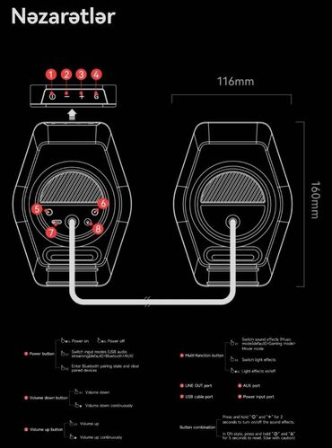 Dinamiklər və kolonkalar: 👾 Edifier G2000 PRO - Masa üstü 2.0 Multimediya Oyun Dinamiki — 12