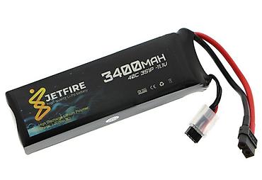 balaca akumlyator: JetFire 11.1V 3400mAh 40C Li-Po 3S Batareya Yüksək cərəyan tələb edən — 1