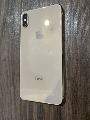 iphone xs обмен: IPhone Xs Max, Б/у, 256 ГБ, Золотой, Чехол, Защитное стекло, 79 %