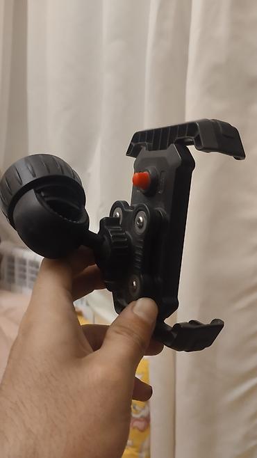 velosiped telefon tutacağı: Universal velosiped/skuter /Moto ucun telefon tutacağıiimm 4 dene — 3