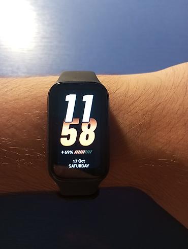 silikon kabro: İşlənmiş, Smart qolbaq, Xiaomi, Sensor ekran, rəng - Qara — 2