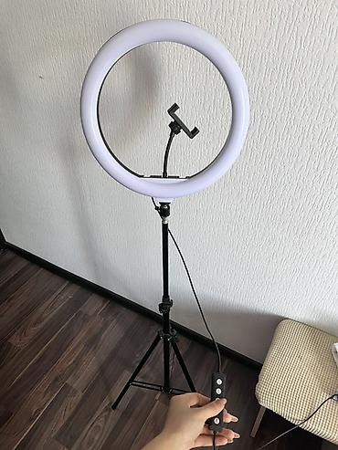 кольцовая лампа: Кольцевая лампа RGB LED MJ36 (Soft Ring Light) - Диаметр кольца — 3